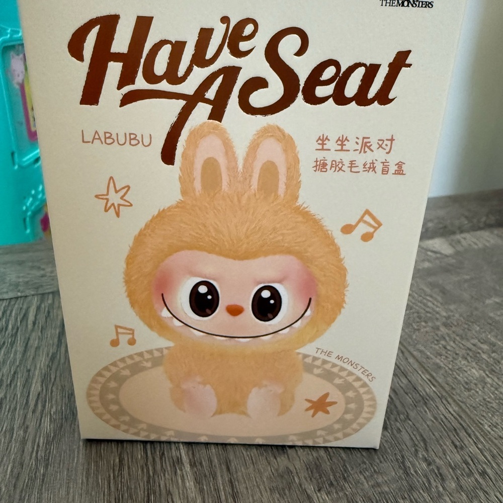 Labubu Have A Seat Plush Toy